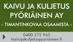 Kaivu ja Kuljetus Pyöriäinen avoin yhtiö logo